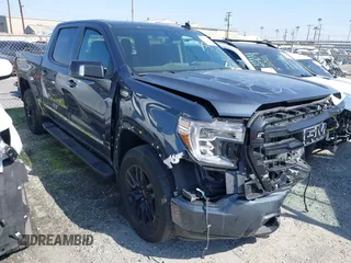 2022 GMC Sierra 1500 Limited Elevation with VIN 1GTU9CED8NZ180495, listed as a IAAI auction lot 41226272 with 20,287 mi miles. Bid and sale history available at carsss.com. Image 1.