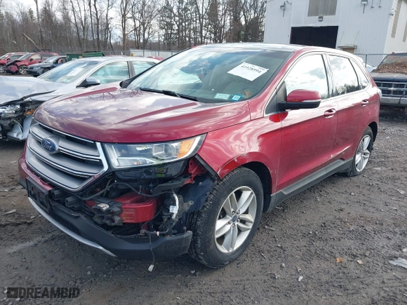2016 Ford Edge SEL with VIN 2FMPK4J94GBB46404, listed as a IAAI auction lot 41928994 with 118,069 mi miles. Bid and sale history available at carsss.com. Image 6.