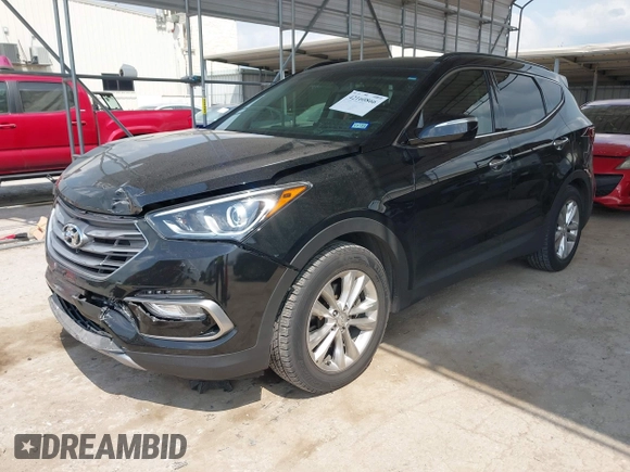 2018 Hyundai Santa Fe 2.0T with VIN 5XYZU4LA9JG536741, listed as a IAAI auction lot 42160866 with 86,356 mi miles and . Bid and sale history available at DreamBid. Image 2.