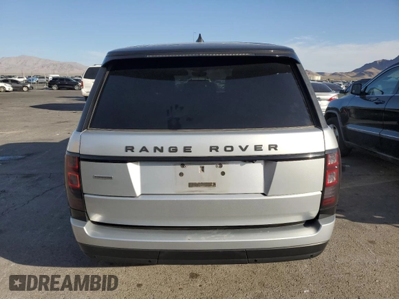 2017 Land Rover Range Rover with VIN SALGS5FEXHA345897, listed as a Copart auction lot 51103205 with 74,520 mi miles and Salvage title. Bid and sale history available at DreamBid. Image 6.