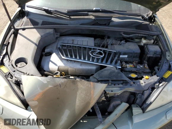 2008 Lexus RX 350 with VIN 2T2HK31U38C092475, listed as a Copart auction lot 53398565 with Not Provided miles and Non Repairable. Bid and sale history available at DreamBid. Image 12.