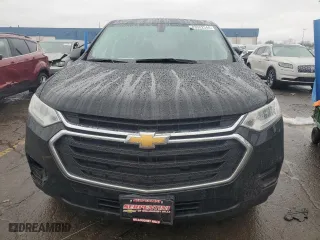 2018 Chevrolet Traverse LS with VIN 1GNERFKW9JJ159585, listed as a Copart auction lot 83582544 with 80,525 mi miles and Salvage Title. Bid and sale history available at carsss.com. Image 5.