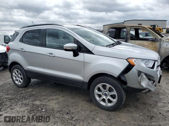 2022 Ford EcoSport SE with VIN MAJ6S3GL4NC469769, listed as a Copart auction lot 51645615 with 22,570 mi miles and Salvage Title. Bid and sale history available at DreamBid. Image 4.