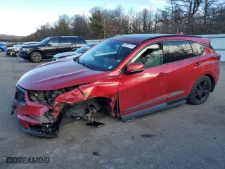2019 Acura RDX w/Advance Pkg with VIN 5J8TC2H77KL030567, listed as a Copart auction lot 87021114 with 46,283 mi miles and Salvage Title. Bid and sale history available at carsss.com. Image 1.