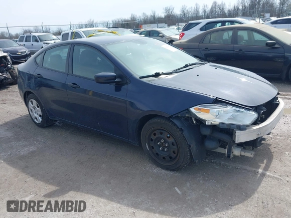 2013 Dodge Dart SE with VIN 1C3CDFAA0DD175394, listed as a IAAI auction lot 41841865 with 151,236 mi miles and . Bid and sale history available at carsss.com. Image 1.