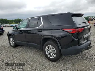 2023 Chevrolet Traverse LS with VIN 1GNERFKW6PJ108991, listed as a Copart auction lot 61252155 with 59,188 mi miles and Salvage title. Bid and sale history available at DreamBid. Image 2.