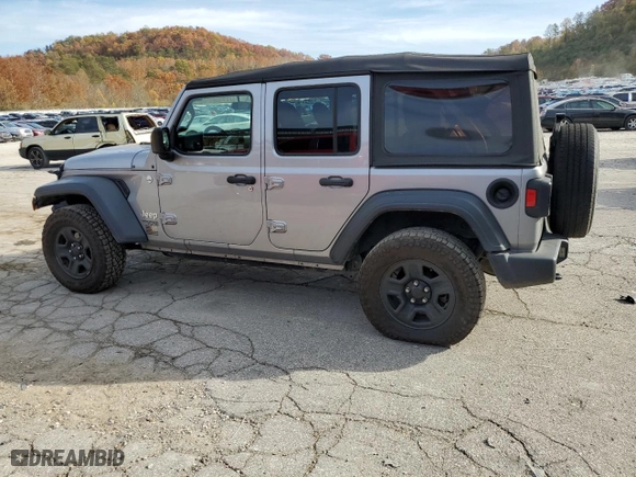 2019 Jeep Wrangler Unlimited Sport S with VIN 1C4HJXDG9KW560079, listed as a Copart auction lot 76454224 with 87,101 mi miles and Salvage Title. Bid and sale history available at carsss.com. Image 2.