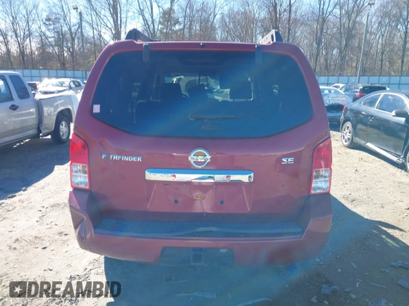 2008 Nissan Pathfinder S with VIN 5N1AR18U98C643086, listed as a IAAI auction lot 41282206 with 134,388 mi miles. Bid and sale history available at carsss.com. Image 17.