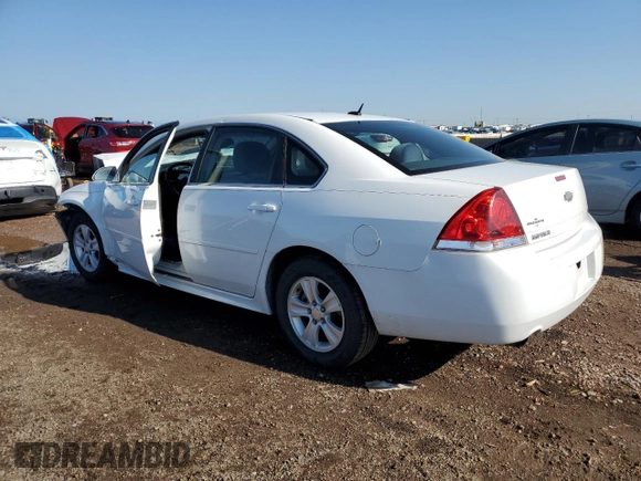 2012 Chevrolet Impala LS Fleet with VIN 2G1WF5E31C1277654, listed as a Copart auction lot 62481345 with 211,517 mi miles and Salvage title. Bid and sale history available at DreamBid. Image 2.