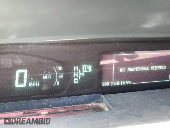 2010 Toyota Prius Four with VIN JTDKN3DU2A1166251, listed as a Copart auction lot 55062245 with 258,169 mi miles and Clean Title. Bid and sale history available at DreamBid. Image 9.