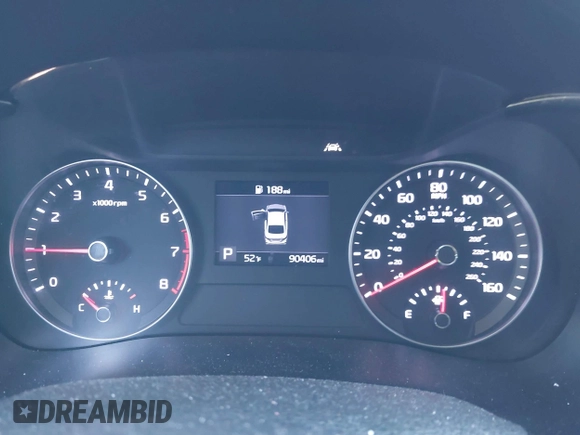 2019 Kia Forte LXS with VIN 3KPF24AD3KE053394, listed as a IAAI auction lot 41960505 with 90,406 mi miles. Bid and sale history available at carsss.com. Image 7.
