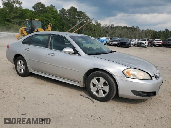 2011 Chevrolet Impala LT Fleet with VIN 2G1WG5EK5B1312327, listed as a Copart auction lot 50802345 with 222,959 mi miles and Salvage title. Bid and sale history available at DreamBid. Image 4.