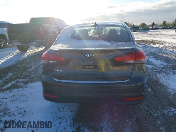 2017 Kia Forte LX with VIN 3KPFK4A71HE138687, listed as a IAAI auction lot 41042425 with 21,228 mi miles. Bid and sale history available at carsss.com. Image 16.