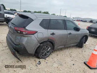 2021 Nissan Rogue S with VIN 5N1AT3AA7MC848414, listed as a Copart auction lot 55517355 with 54,338 mi miles and Salvage title. Bid and sale history available at DreamBid. Image 3.