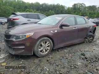 2017 Kia Optima LX z VIN 5XXGT4L34HG174232, wystawiony jako Copart lot #56740145 z przebiegiem 146 443 mil mil oraz Szkoda całkowita • Salvage title. Historia ofert i sprzedaży dostępna na DreamBid. Obrazek 1.