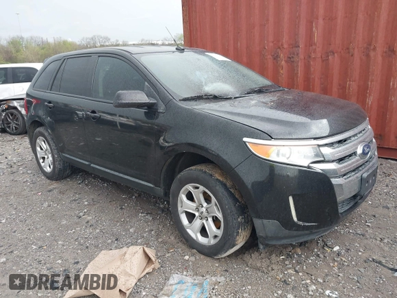 2013 Ford Edge SEL with VIN 2FMDK3JC6DBB10900, listed as a IAAI auction lot 41942567 with 1 mi miles. Bid and sale history available at carsss.com. Image 1.