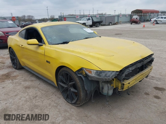 2017 Ford Mustang GT with VIN 1FA6P8CF9H5213425, listed as a IAAI auction lot 41713133 with 66,457 mi miles and . Bid and sale history available at DreamBid. Image 1.