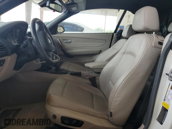 2008 BMW 1 Series 135i with VIN WBAUN93548VF55790, listed as a Copart auction lot 60629345 with 57,087 mi miles and Clean title. Bid and sale history available at DreamBid. Image 7.