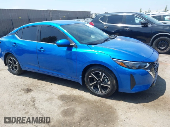 2024 Nissan Sentra SV with VIN 3N1AB8CV7RY312178, listed as a IAAI auction lot 42381469 with 16,343 mi miles and . Bid and sale history available at DreamBid. Image 1.