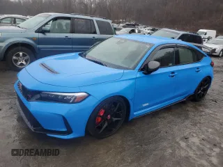 2023 Honda Civic Type R with VIN JHMFL5G40PX000099, listed as a Copart auction lot 83326014 with 13,741 mi miles and Salvage Title. Bid and sale history available at carsss.com. Image 1.