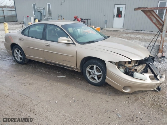 2003 Pontiac Grand Prix GT with VIN 1G2WP52K23F162669, listed as a IAAI auction lot 41467652 with 184,922 mi miles. Bid and sale history available at carsss.com. Image 1.