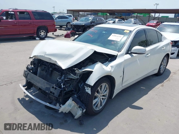 2014 Infiniti Q50 Premium z VIN JN1BV7AP8EM691683, wystawiony jako IAAI lot #42064258 z przebiegiem 146 805 mil mil oraz . Historia ofert i sprzedaży dostępna na DreamBid. Obrazek 18.