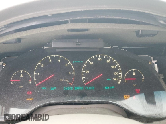 2000 Cadillac DeVille DTS z VIN 1G6KF5797YU263599, wystawiony jako Copart lot #81576484 z przebiegiem 118 414 mil mil oraz Szkoda całkowita • Salvage title. Historia ofert i sprzedaży dostępna na DreamBid. Obrazek 9.