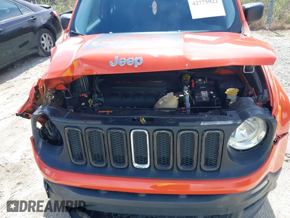 2017 Jeep Renegade Sport with VIN ZACCJAABXHPF61957, listed as a IAAI auction lot 42775922 with 124,571 mi miles and . Bid and sale history available at DreamBid. Image 20.