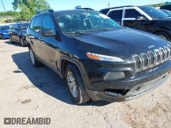2016 Jeep Cherokee Sport with VIN 1C4PJMAB2GW239012, listed as a IAAI auction lot 42301996 with 147,297 mi miles and . Bid and sale history available at DreamBid. Image 1.