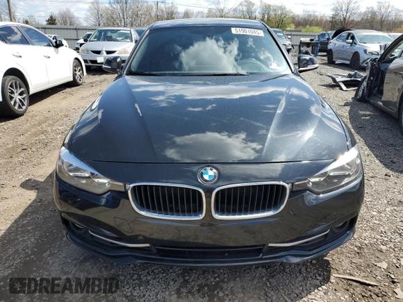2017 BMW 3 Series 330i xDrive with VIN WBA8D9G35HNU65803, listed as a Copart auction lot 51901045 with 72,562 mi miles and Salvage title. Bid and sale history available at DreamBid. Image 5.