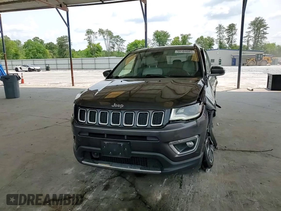 2018 Jeep Compass Limited with VIN 3C4NJDCB0JT399987, listed as a Copart auction lot 59104685 with 71,673 mi miles and Salvage title. Bid and sale history available at DreamBid. Image 14.