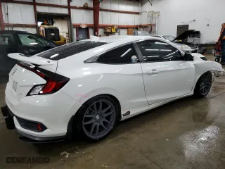 2018 Honda Civic Si Coupe with VIN 2HGFC3A59JH754316, listed as a Copart auction lot 84063104 with 89,793 mi miles and Salvage Title. Bid and sale history available at carsss.com. Image 3.