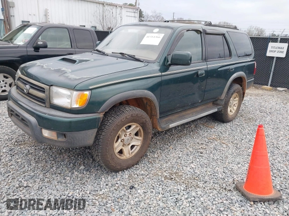 1999 Toyota 4Runner SR5 z VIN JT3HN86R4X0256990, wystawiony jako IAAI lot #41314366 z przebiegiem 362 268 mil mil oraz . Historia ofert i sprzedaży dostępna na DreamBid. Obrazek 2.