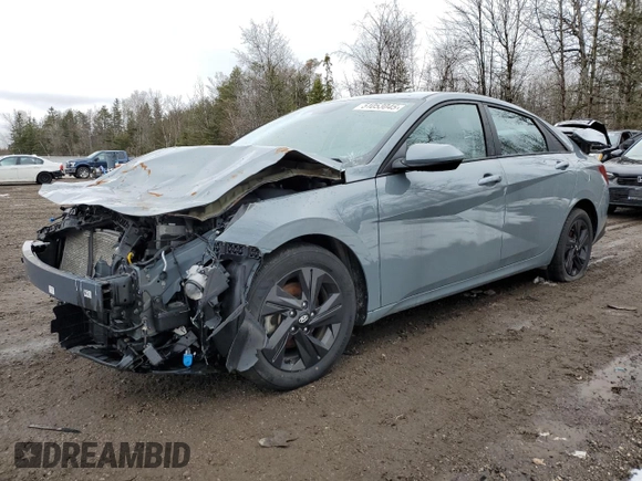 2022 Hyundai Elantra SEL with VIN KMHLM4AG3NU215629, listed as a Copart auction lot 51053045 with 109,687 mi miles and Salvage Title. Bid and sale history available at DreamBid. Image 1.