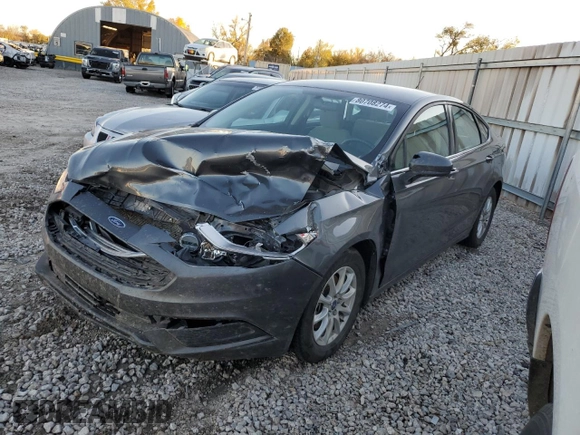 2018 Ford Fusion S with VIN 3FA6P0G7XJR203851, listed as a Copart auction lot 80708274 with 112,458 mi miles and Salvage Title. Bid and sale history available at carsss.com. Image 1.