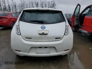 2015 Nissan LEAF SV with VIN 1N4AZ0CP6FC322612, listed as a Copart auction lot 47860363 with 56,136 mi miles. Bid and sale history available at carsss.com. Image 6.