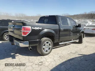 2013 Ford F-150 XL with VIN 1FTFW1ET5DKG08849, listed as a Copart auction lot 48300095 with 154,040 mi miles and Salvage Title. Bid and sale history available at carsss.com. Image 3.