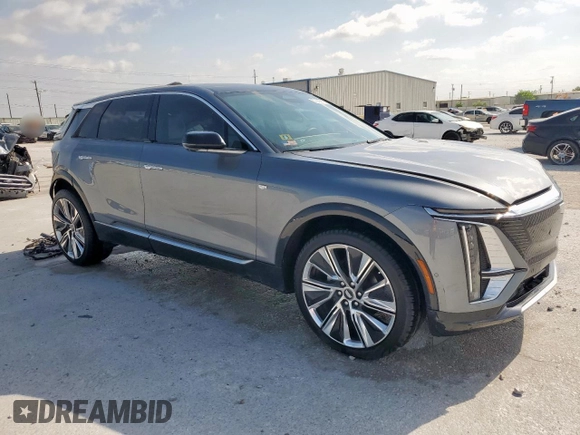 2023 Cadillac LYRIQ RWD Luxury z VIN 1GYKPMRK3PZ001935, wystawiony jako Copart lot #53645875 z przebiegiem Nie podano mil oraz Nie do naprawy • Non repairable. Historia ofert i sprzedaży dostępna na DreamBid. Obrazek 4.