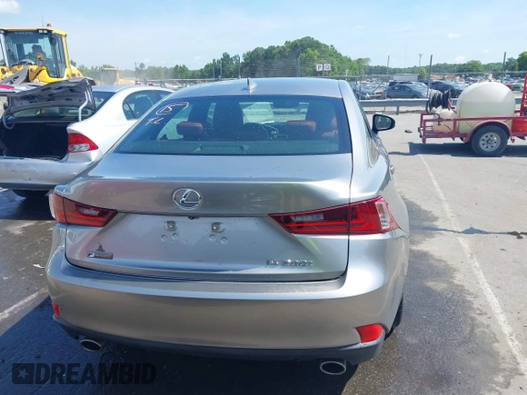 2016 Lexus IS 200t with VIN JTHBA1D21G5009597, listed as a IAAI auction lot 42438979 with 78,171 mi miles and . Bid and sale history available at DreamBid. Image 16.