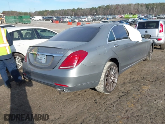 2015 Mercedes-Benz S 550 with VIN WDDUG8FB2FA107693, listed as a IAAI auction lot 41684610 with Not provided miles and . Bid and sale history available at DreamBid. Image 4.