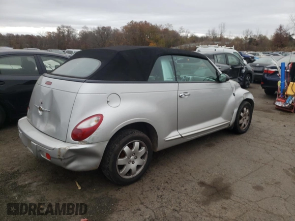 2007 Chrysler PT Cruiser with VIN 3C3JY45X07T621881, listed as a Copart auction lot 77560494 with 76,653 mi miles and Salvage Title. Bid and sale history available at carsss.com. Image 3.