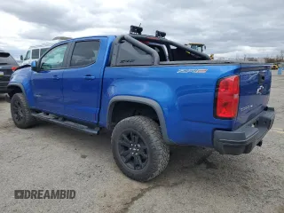 2020 Chevrolet Colorado 4WD ZR2 with VIN 1GCGTEEN5L1176189, listed as a Copart auction lot 47744665 with 46,737 mi miles and Salvage title. Bid and sale history available at DreamBid. Image 2.