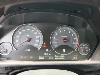 2015 BMW M4 with VIN WBS3R9C51FF708741, listed as a Copart auction lot 50314044 with 80,043 mi miles. Bid and sale history available at carsss.com. Image 9.