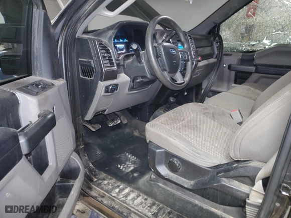 2017 Ford Super Duty F-250 SRW Lariat with VIN 1FT7W2B65HEC65070, listed as a Copart auction lot 87751135 with NaN miles and Salvage Title. Bid and sale history available at carsss.com. Image 8.