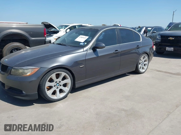 2008 BMW 3 Series 335i with VIN WBAVB775X8NH78654, listed as a IAAI auction lot 41885433 with 127,451 mi miles. Bid and sale history available at carsss.com. Image 2.