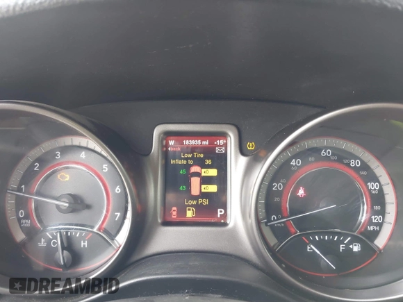 2015 Dodge Journey Crossroad with VIN 3C4PDCGG1FT622772, listed as a IAAI auction lot 41645893 with 183,935 mi miles and . Bid and sale history available at DreamBid. Image 7.