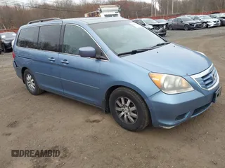 2010 Honda Odyssey EX-L with VIN 5FNRL3H79AB088793, listed as a IAAI auction lot 42008558 with 282,980 mi miles. Bid and sale history available at carsss.com. Image 1.
