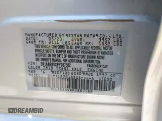 2023 Nissan Sentra S with VIN 3N1AB8BVXPY287582, listed as a IAAI auction lot 41743265 with 24,675 mi miles and . Bid and sale history available at DreamBid. Image 9.