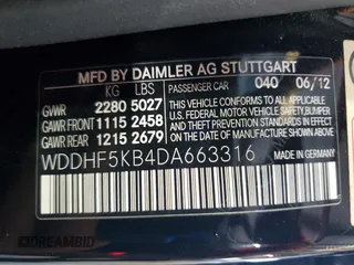 2013 Mercedes-Benz E 350 Luxury z VIN WDDHF5KB4DA663316, wystawiony jako Copart lot #62881535 z przebiegiem 83 278 mil mil oraz Szkoda całkowita • Salvage title. Historia ofert i sprzedaży dostępna na DreamBid. Obrazek 12.