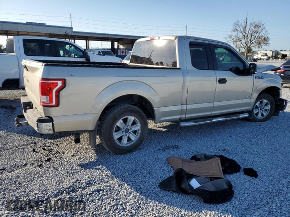 2017 Ford F-150 XL with VIN 1FTEX1CP9HFA07733, listed as a Copart auction lot 44512115 with 96,260 mi miles and Salvage Title. Bid and sale history available at carsss.com. Image 3.